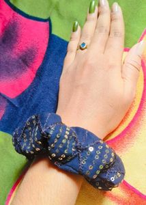 Sequin Scrunchie - Trendy Hair Accessory