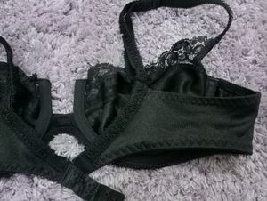 Black Lace Bra
