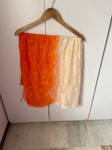 new Orange Ombre Dupatta