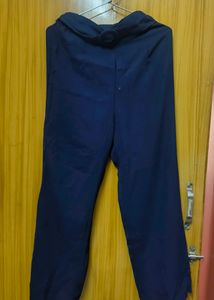 Navy Pants With Belt