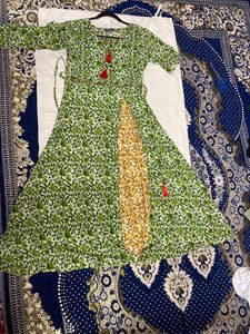Branded Kurta In Frock Pattern