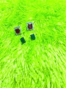 Stud Earrings - Set of 4