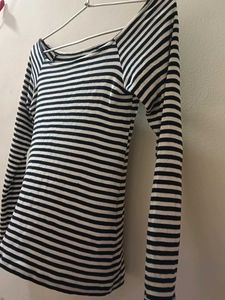 Striped Long Sleeve Top