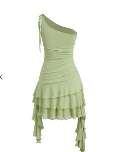 Littlebox Lime Ruffle Dress