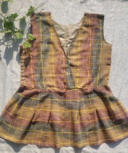 Sale For 1 Day Trendy Pastel Peplum Top