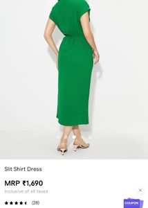 Savana Slit Shirt Dress
