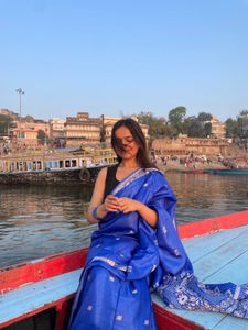Royal Blue Silk Saree