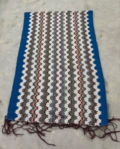 Handwoven Zigzag Pattern Scarf Or Stole