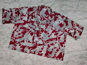 Co Ord Set Cheetah Print Satin