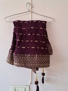 Deep Purple/eggplant Color 3 Piece Stitched Suit