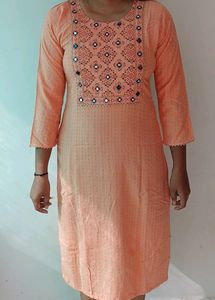 Orange Kurti