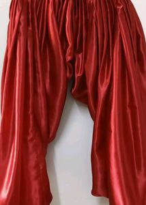 Red Satin Salwar Suit