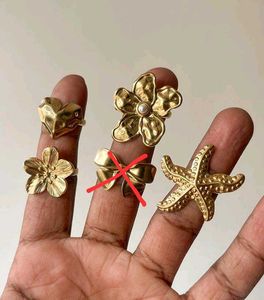Aesthetic Golden Rings