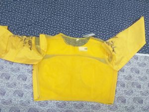 Padded Blouse Yellow Colour