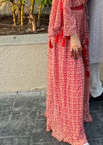 Crop Top With Plazo Pant
