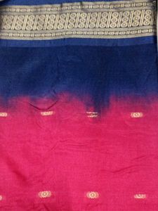 Red &amp; Blue Saree
