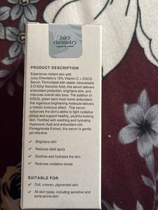 Juicy Chemistry Vitamin C Serum