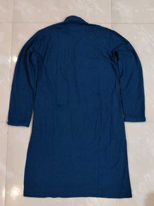 Men&#39;s Blue Embroidery Kurta