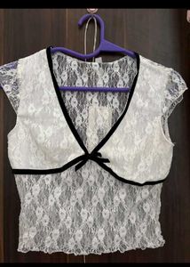 NewMe Mesh Top With Savana Hand Bag