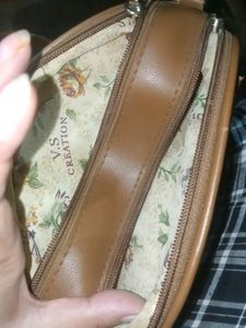 Women Tottos Brown PU Sling Bag