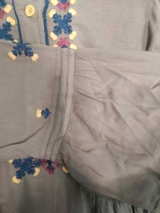 Embroidered Casual Dress