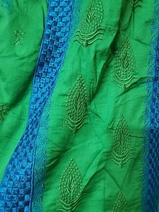 Green 💚 Kurti With Dupatta