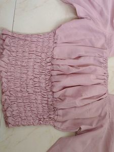 Cute Pink Smocked Top