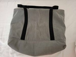 Large Corduroy Velvet Tote Bag From Singapore