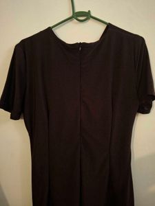 Elegant Brown Maxi Dress