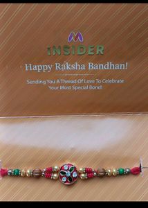 Stone Petaled Rakhi For Raksha Bandhan
