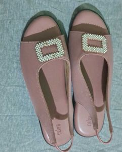 Cute Pink Slingback Sandals