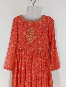 Multicolor printed Sharara Set