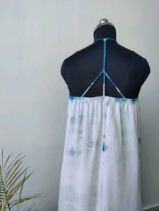Blue Tie-Dye Sundress