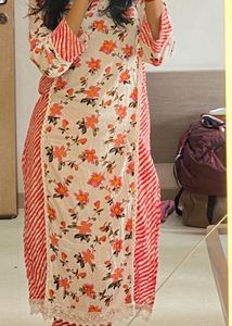 Floral Print Kurta Set