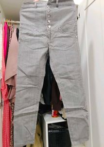 Gray Denim Jeans
