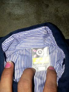 Sparkey Boys Navy Button Down Shirt