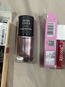 Bonjour Conceal With Liquid Lipstick And Nailpaint