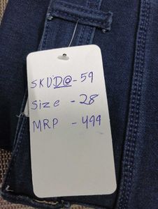 D@59 Size-28 (Sale) Latest Ladies high waist Jeans
