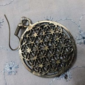 Silver Oxidised Earrings