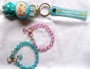 2 Bracelets And A Labubu Keychain