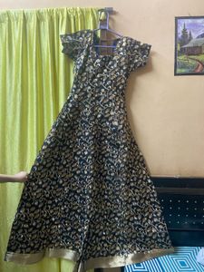 Elegant Floral Long Gown