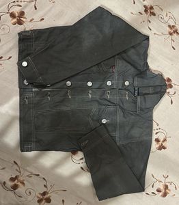 Small Gray Denim Jacket