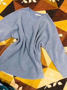 Blue Knit Sweater