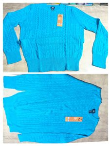Stylish Blue H&M Knit Sweater