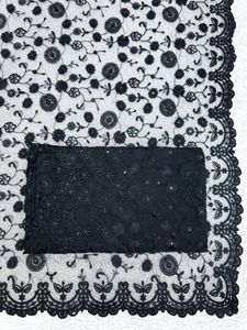Bollywood Black Net Fabric Saree