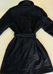 women’s  Black elegant Trench Coat