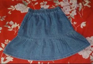 Denim Skirt For Girls.