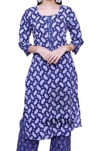 Blue Plazzo Set