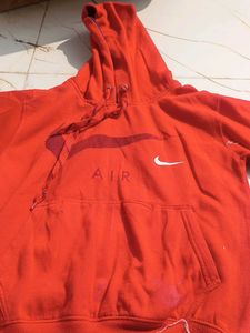Red Nike Air Hoodie