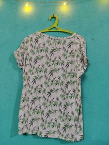 Leaf Print T-Shirt